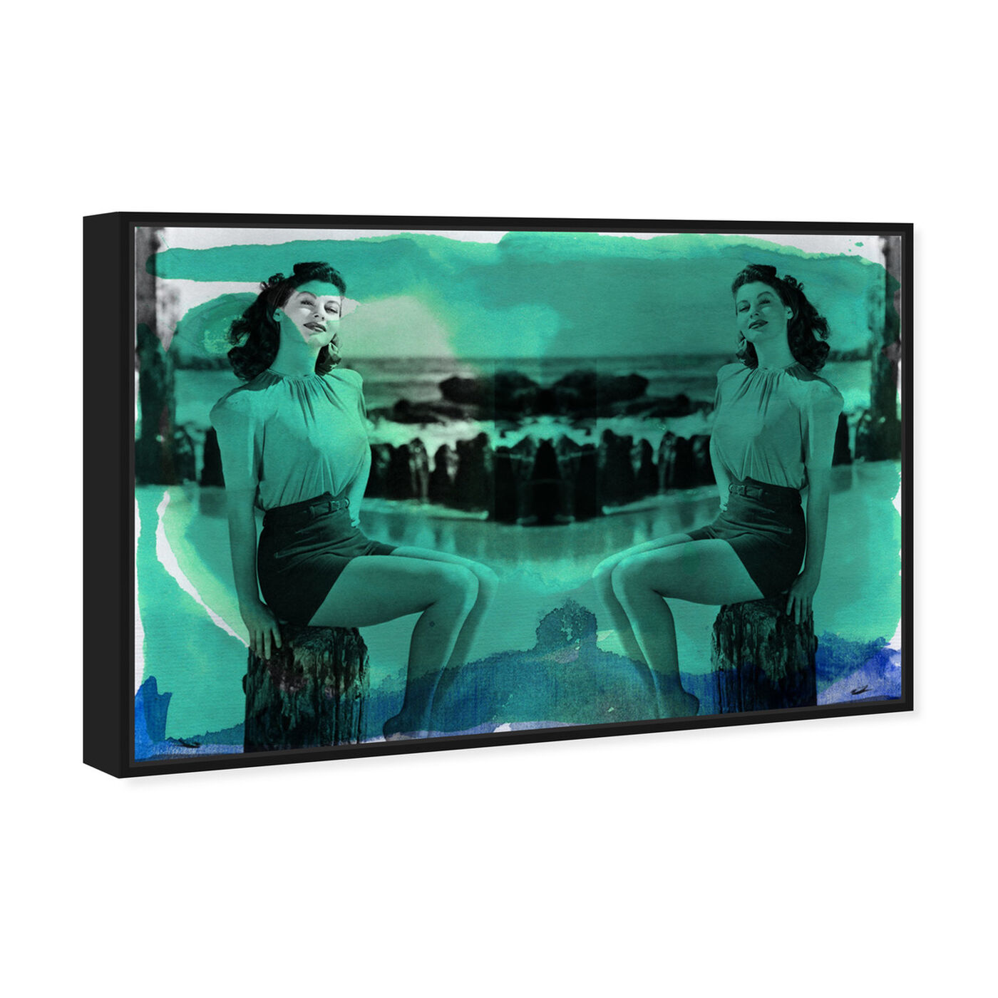 Angled view of Ava Teal featuring music and dance and musicians art.