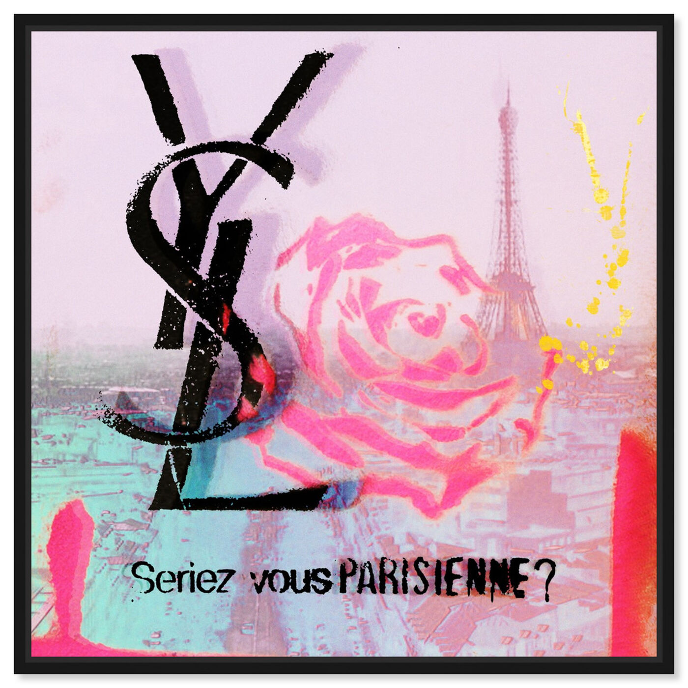 Front view of Parisienne featuring fashion and glam and lifestyle art.