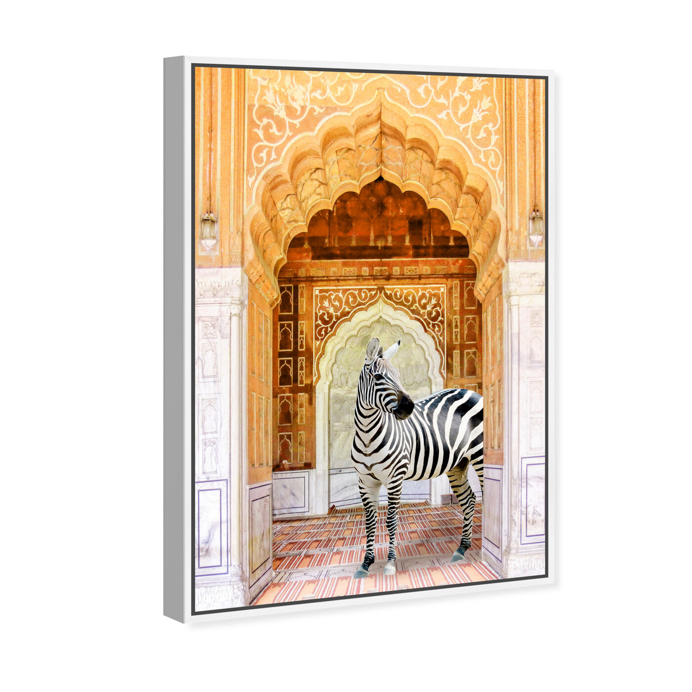Angled view of Zebra Entryway featuring architecture and buildings and structures art.