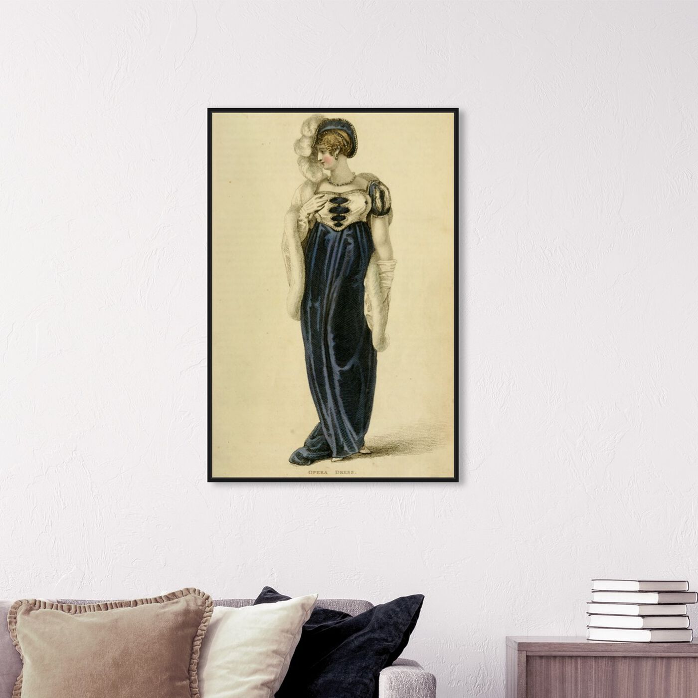 Hanging view of Opera Dress II - The Art Cabinet featuring classic and figurative and realism art.