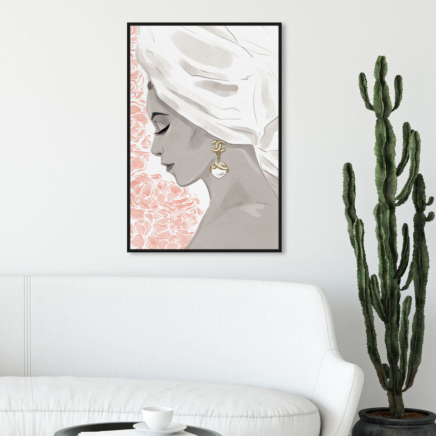 Hanging view of Bath Bomb Beauty III featuring fashion and glam and portraits art.
