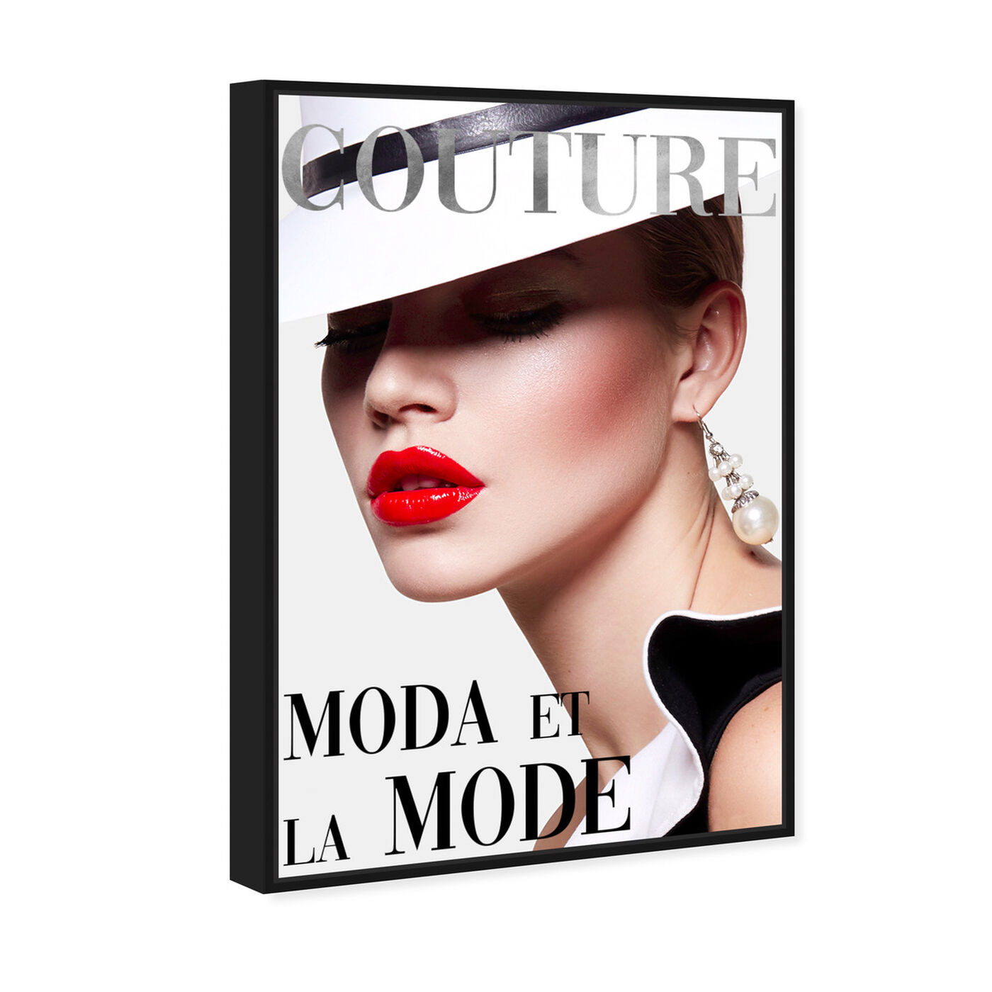 Angled view of Cover Fashion Couture III featuring fashion and glam and makeup art.