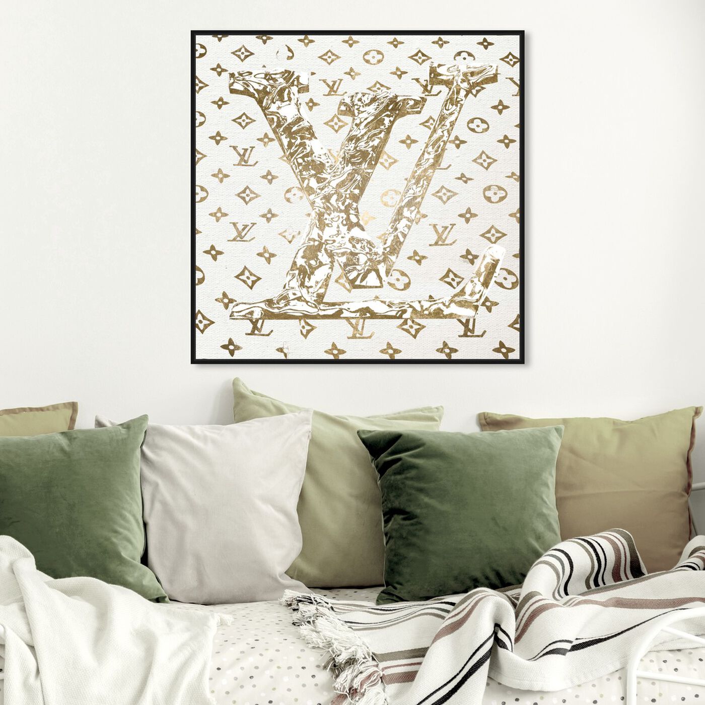 Hanging view of Paris Statement In Style featuring fashion and glam and road signs art.