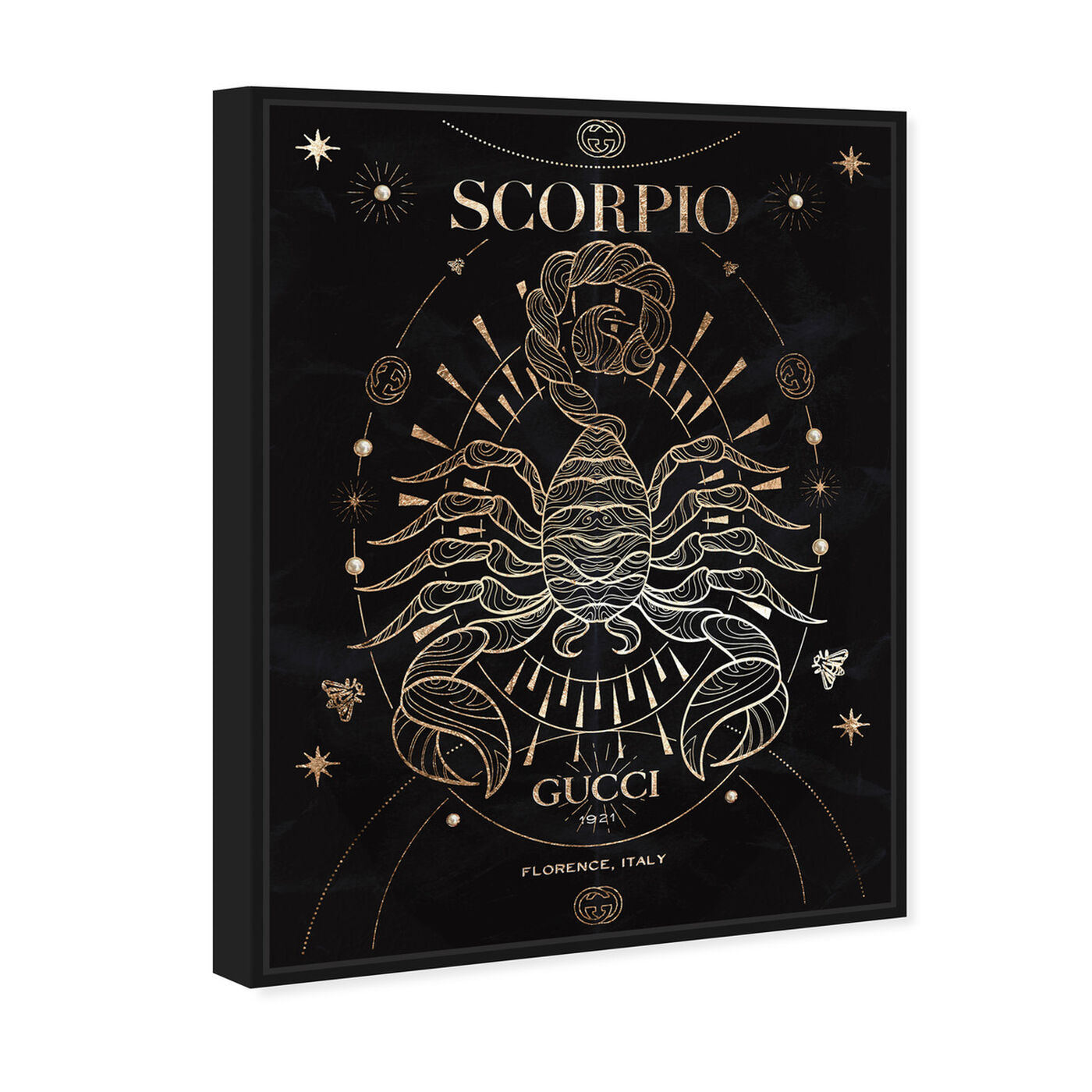 Angled view of Mémoire d'un Scorpio featuring fashion and glam and lifestyle art.