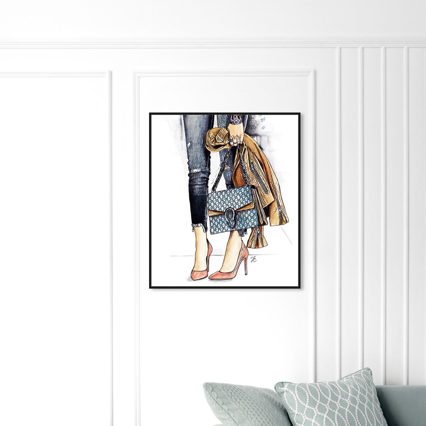 Hanging view of Doll Memories - Fashion Street Glam featuring fashion and glam and outfits art.