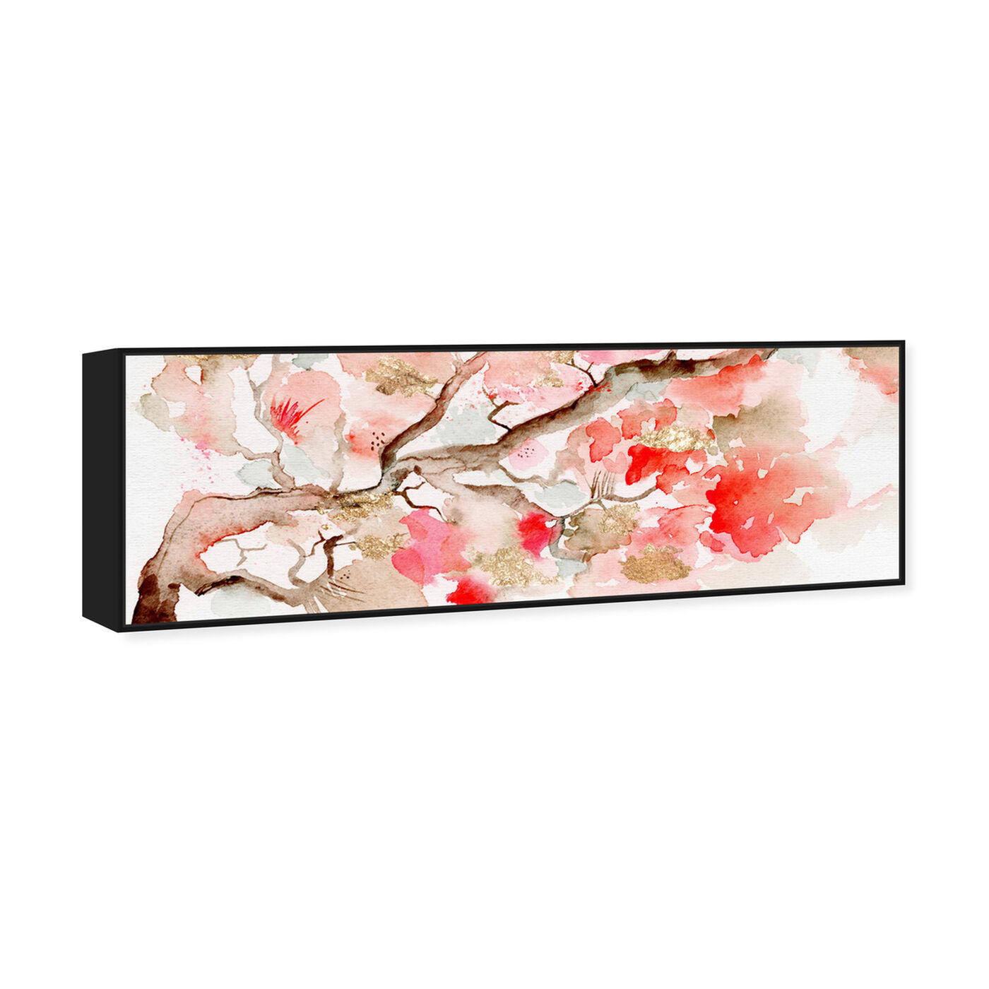 Angled view of Under the Blossom Tree featuring world and countries and asian cultures art.