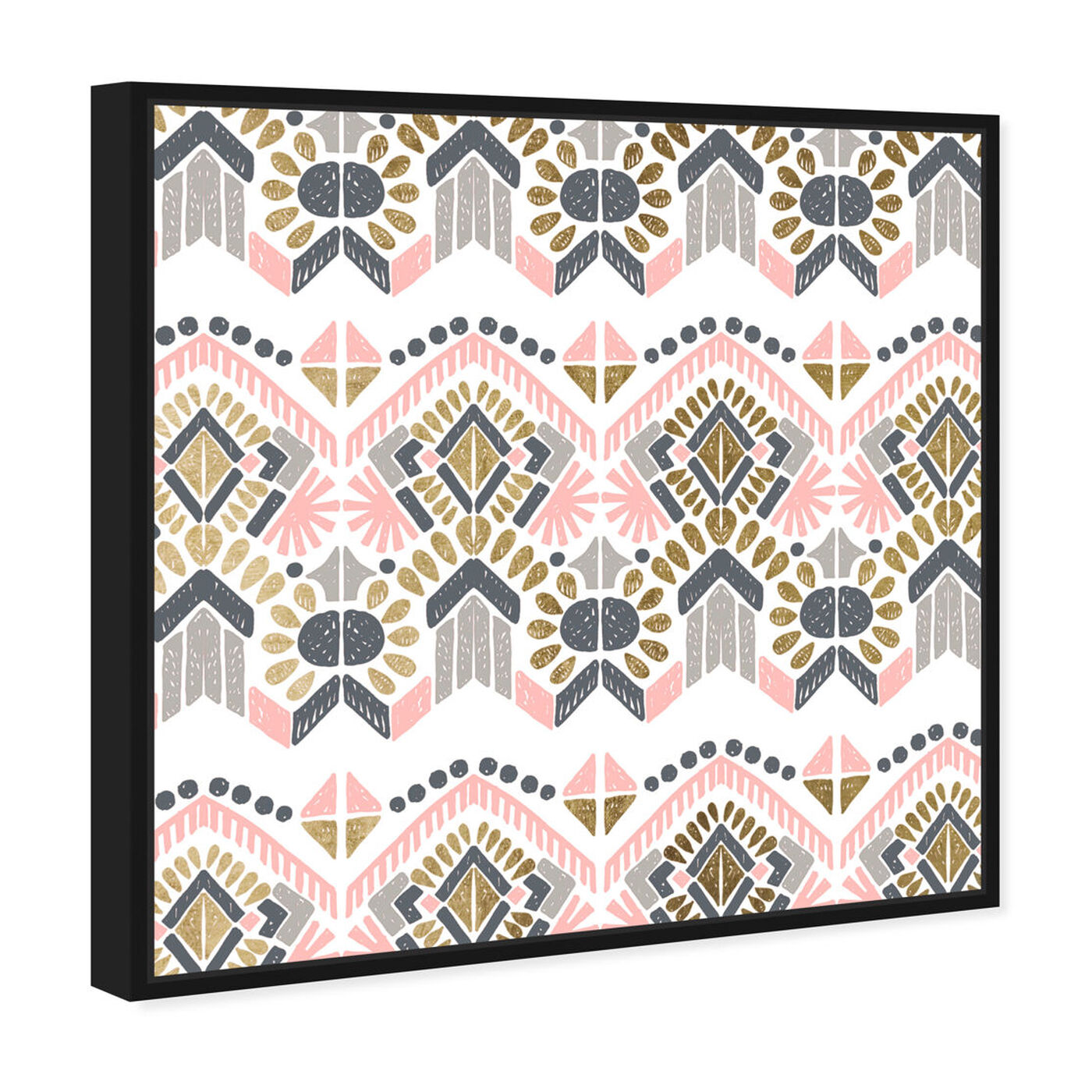 Angled view of Soft Tribal featuring abstract and patterns art.