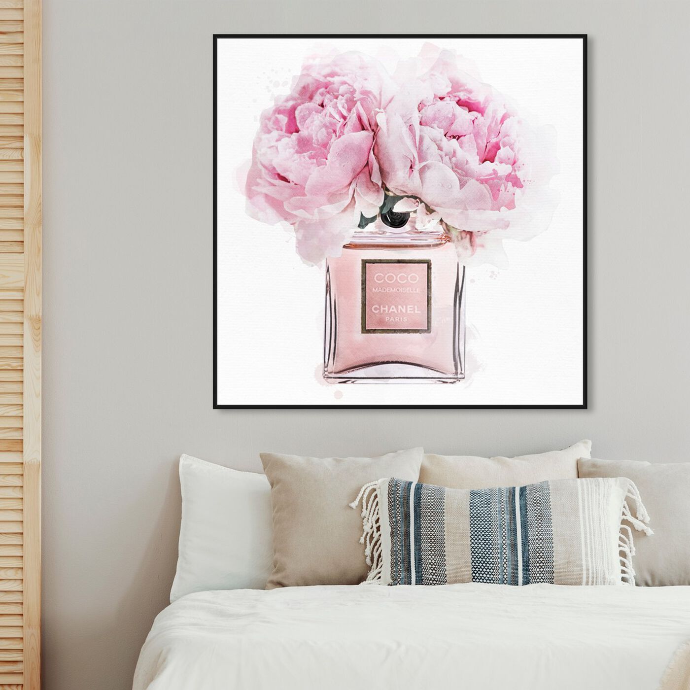 Hanging view of Dawn Morning Bouquet featuring fashion and glam and perfumes art.