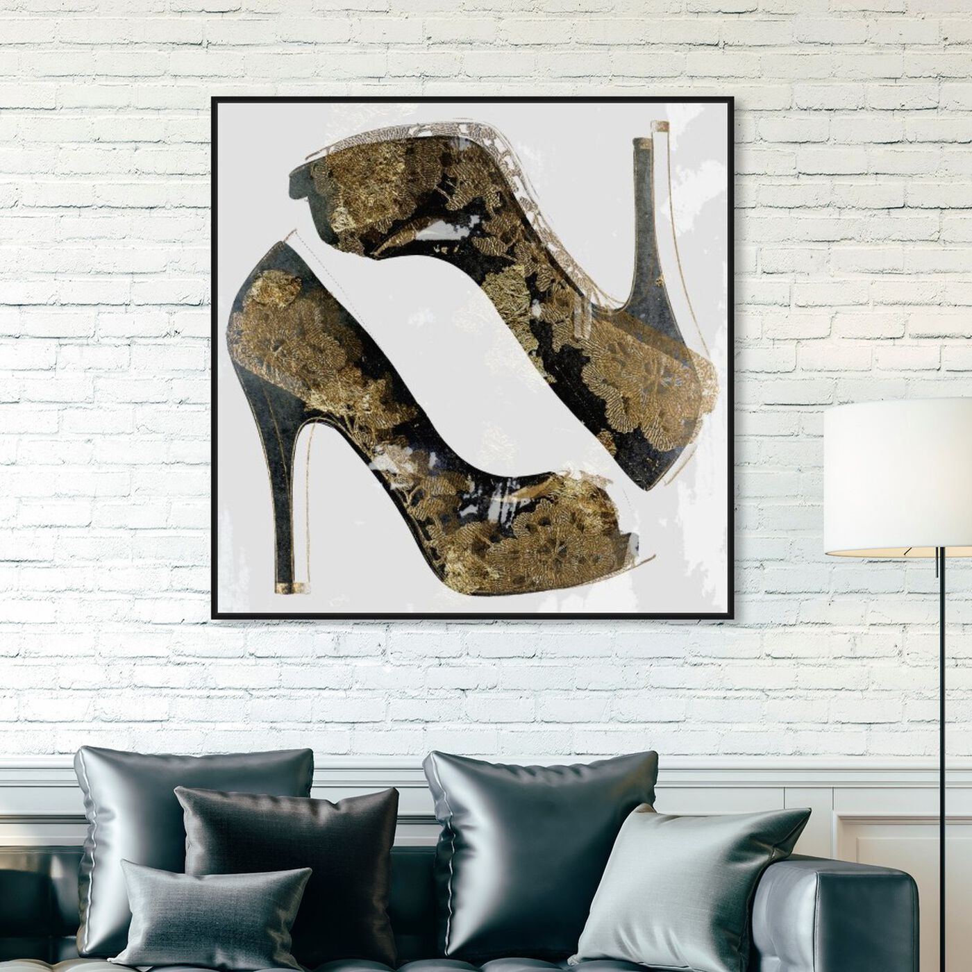 Hanging view of Gala Stilettos  featuring fashion and glam and shoes art.