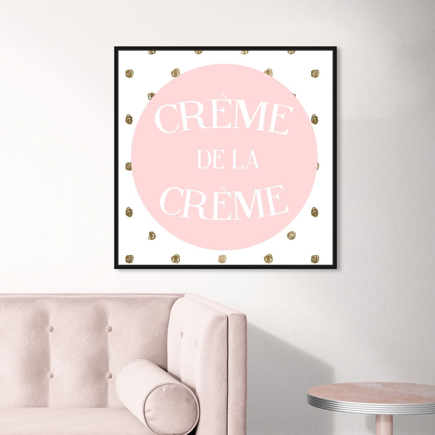 Hanging view of The Best In Polka Dots I featuring typography and quotes and love quotes and sayings art.