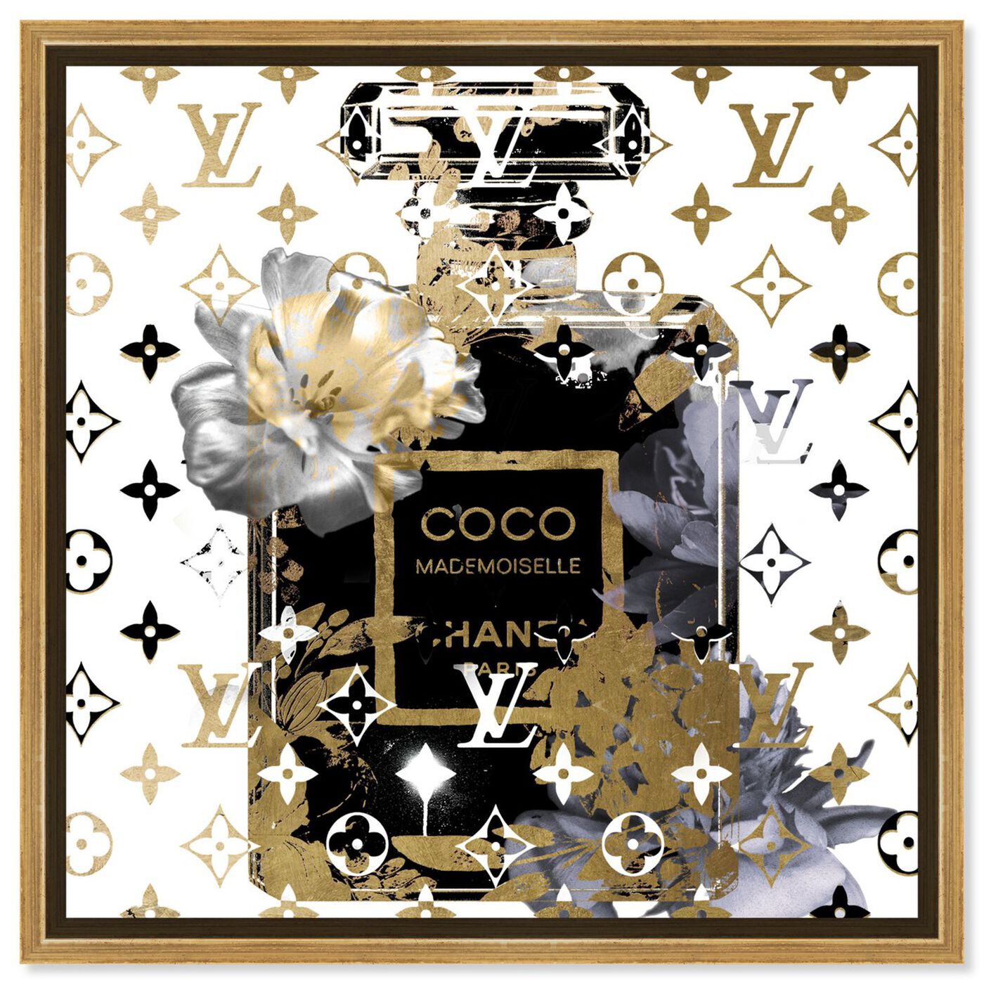 Front view of Coco Blinded Love Blue featuring fashion and glam and perfumes art.