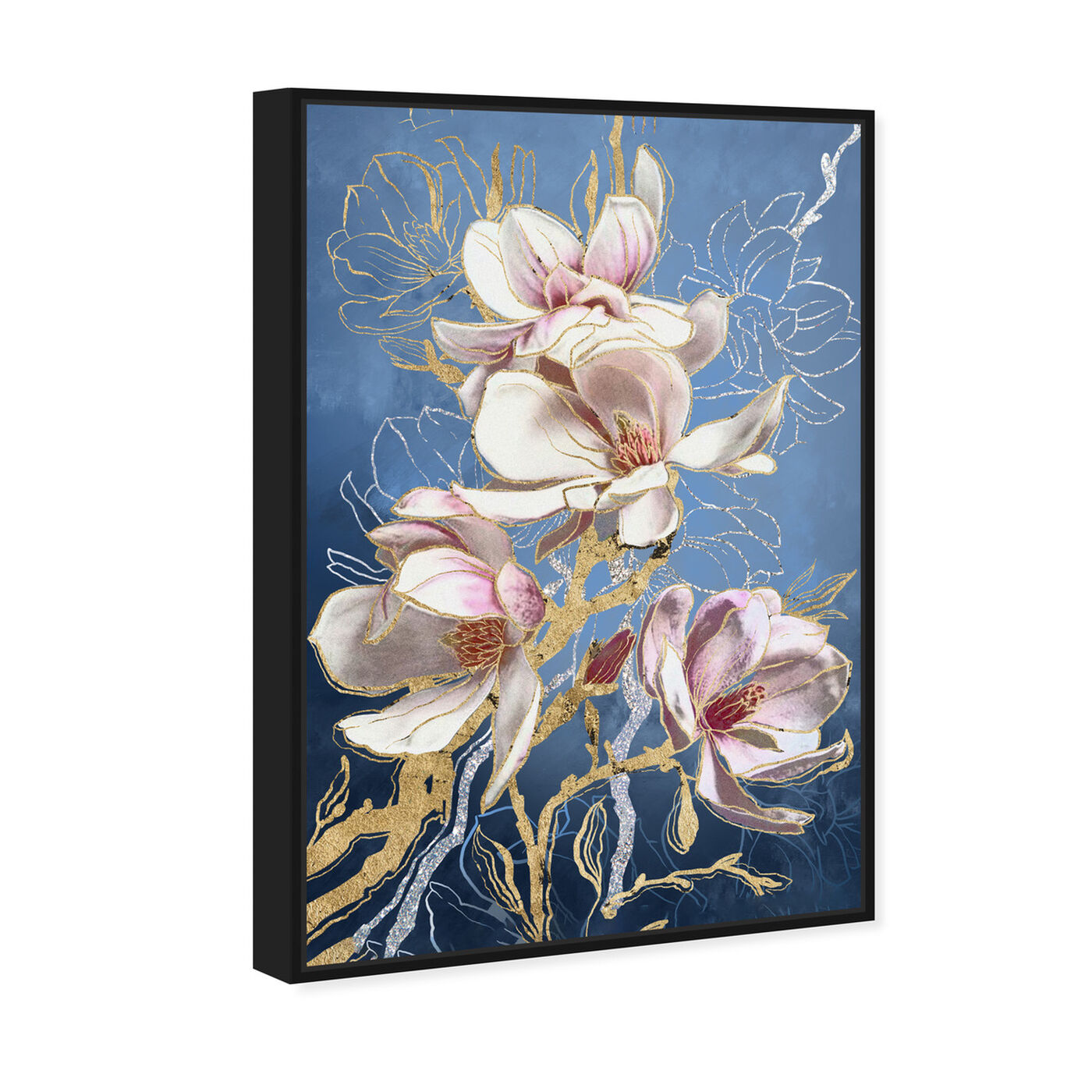 Angled view of Modern Van Gogh featuring floral and botanical and florals art.