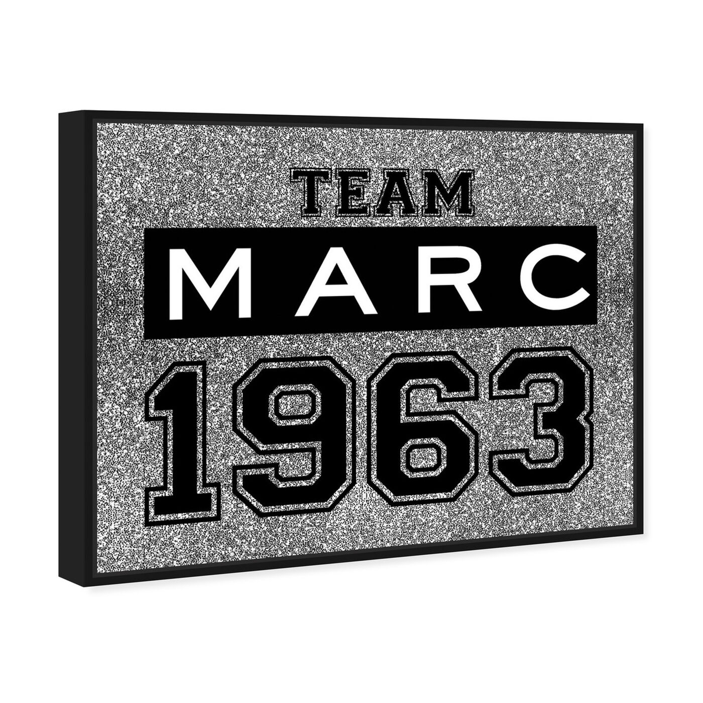 Angled view of Team Marc featuring typography and quotes and fashion quotes and sayings art.