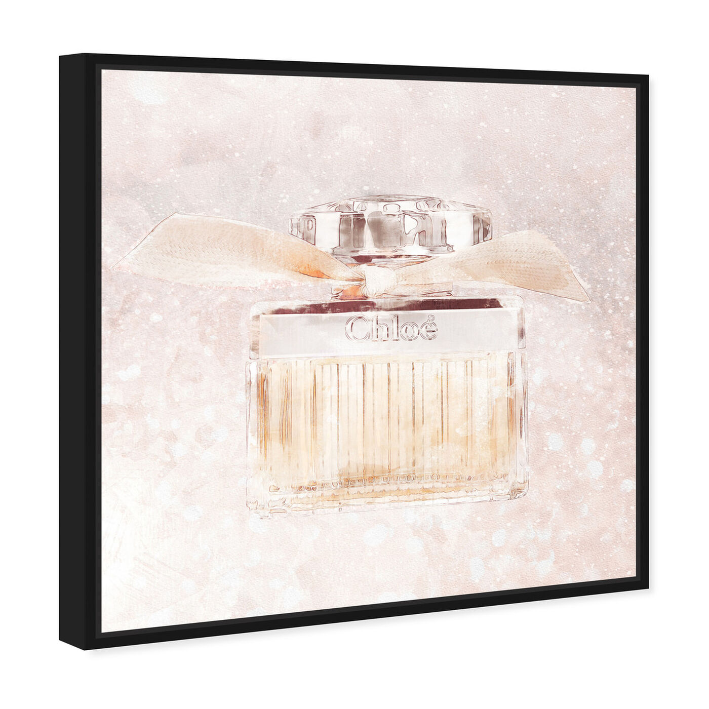 Angled view of Luxe Boutique Champagne Parfum featuring fashion and glam and perfumes art.