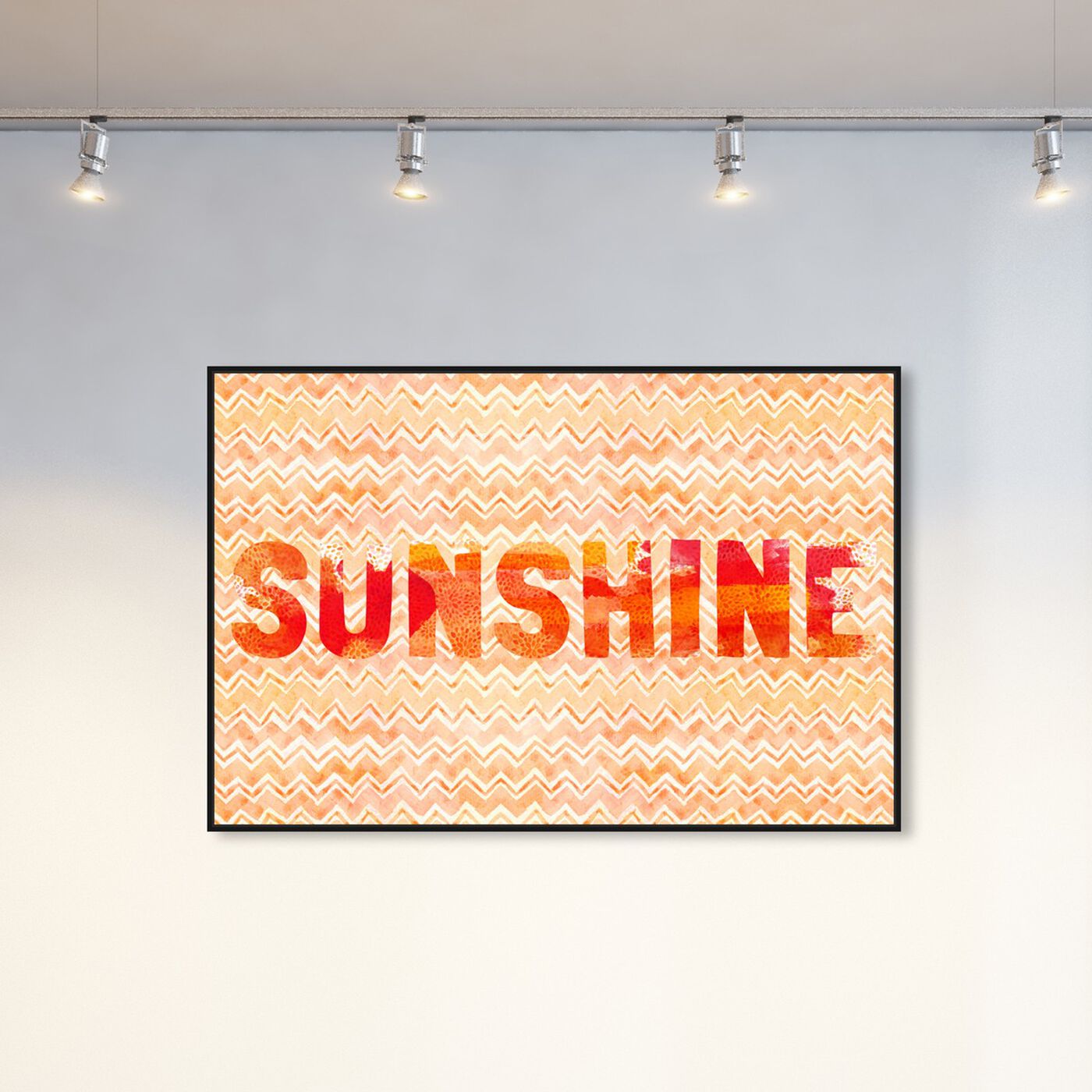 Hanging view of Sunshine featuring typography and quotes and beauty quotes and sayings art.
