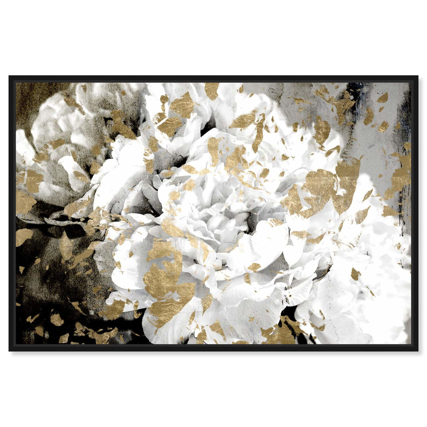 Front view of Petals in the Wind featuring floral and botanical and florals art.