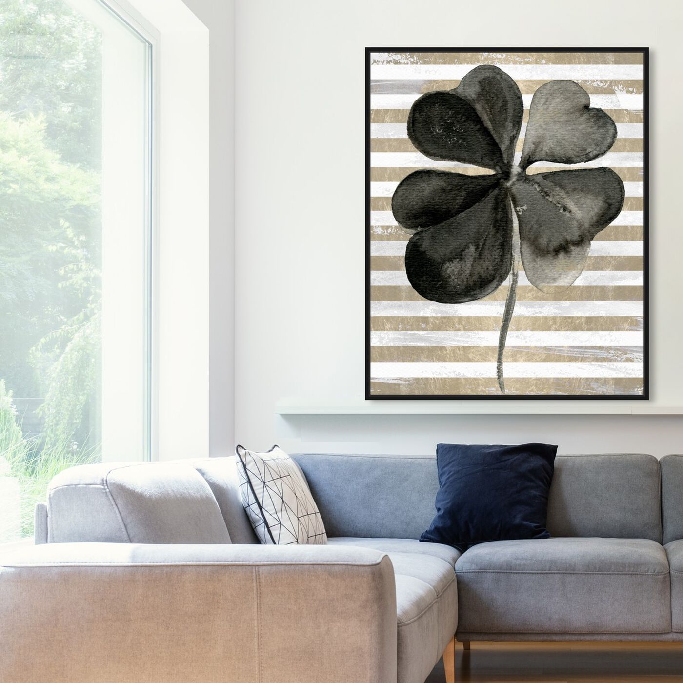 Hanging view of Clover Ink featuring floral and botanical and botanicals art.