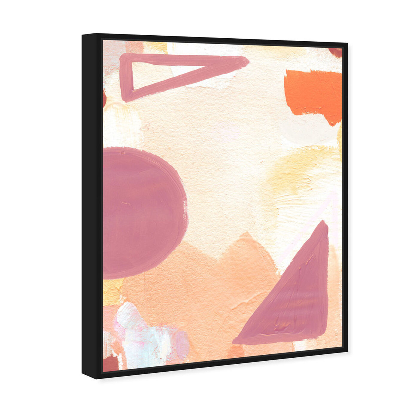Angled view of Surreal Poetic featuring abstract and geometric art.