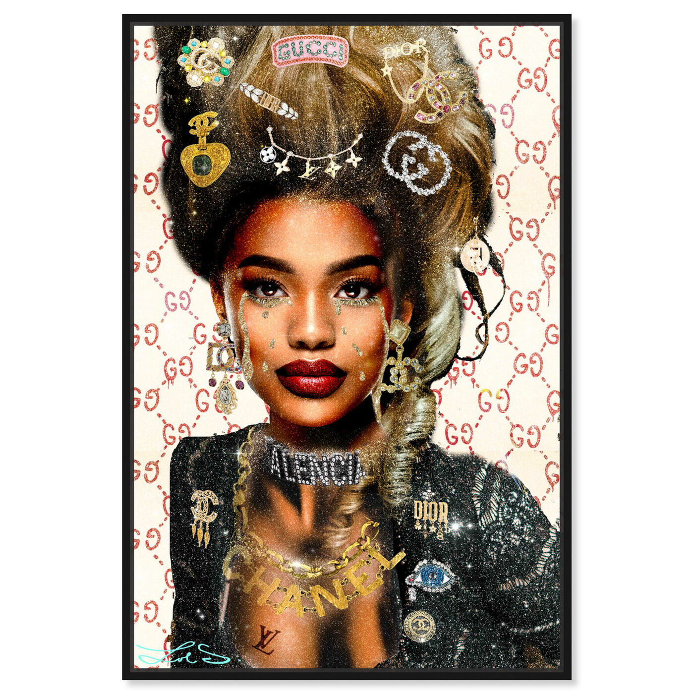 Front view of Real Queen of Everything featuring fashion and glam and fashion lifestyle art.