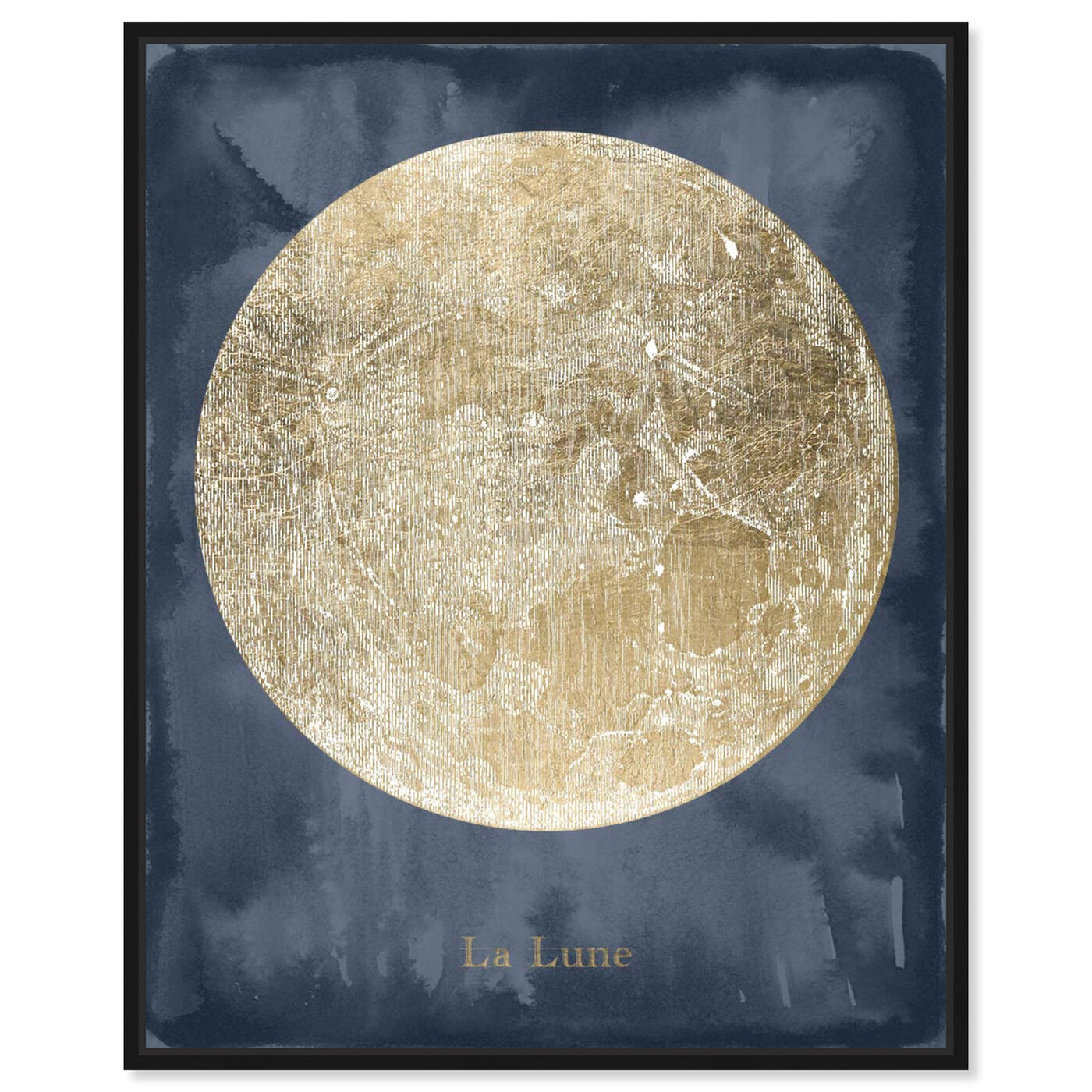 Front view of La Luna featuring astronomy and space and moons art.
