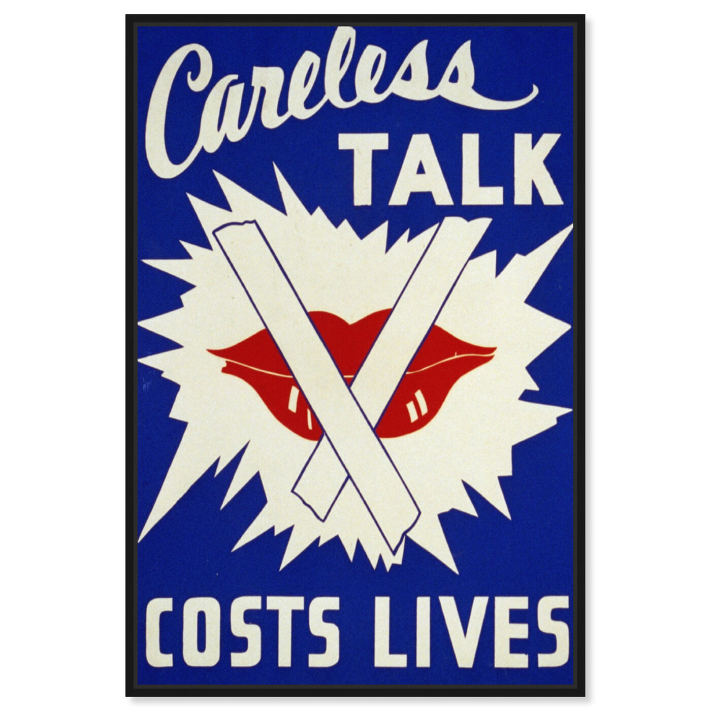 Front view of Careless Talk featuring advertising and posters art.