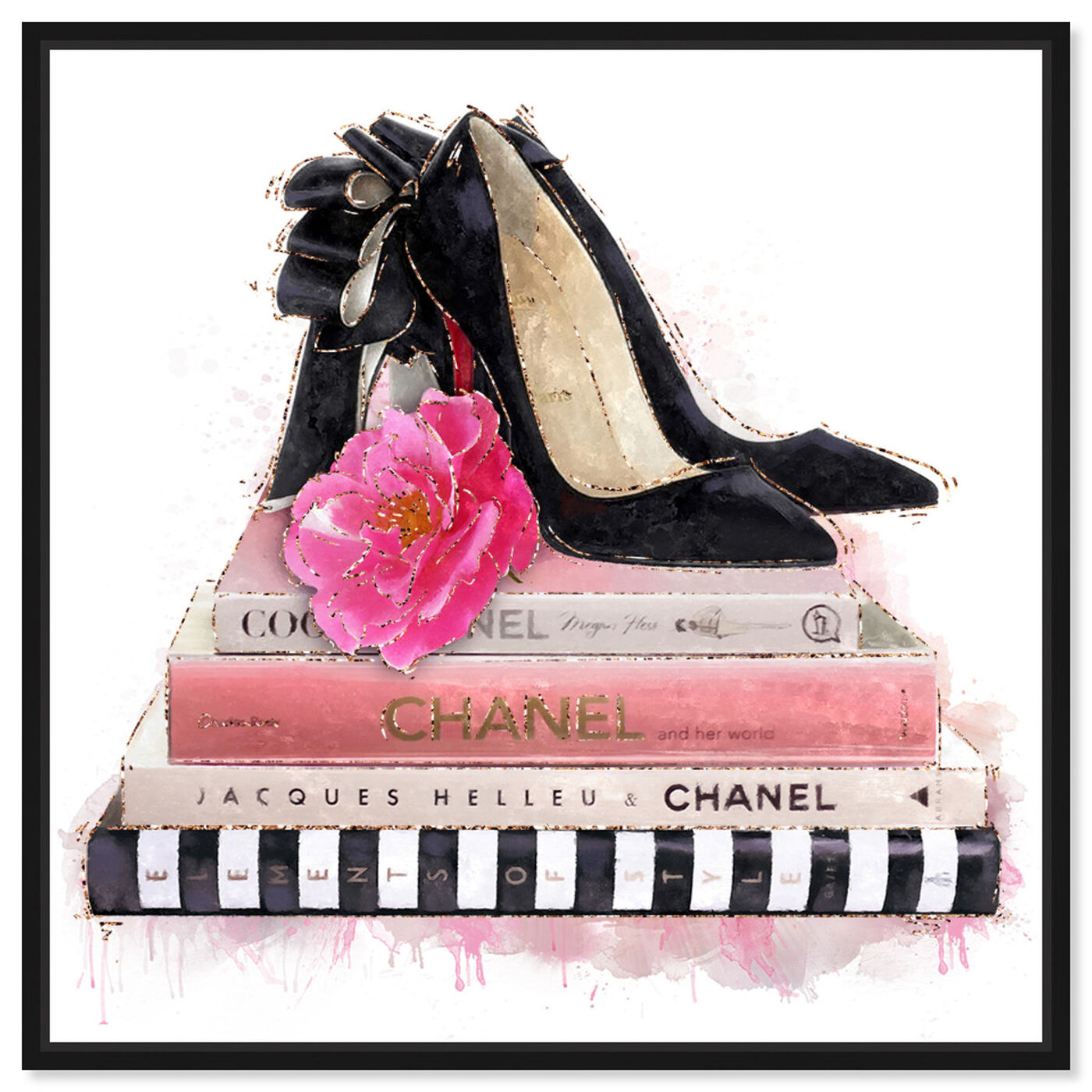 Fashion Books and Glam Shoes
