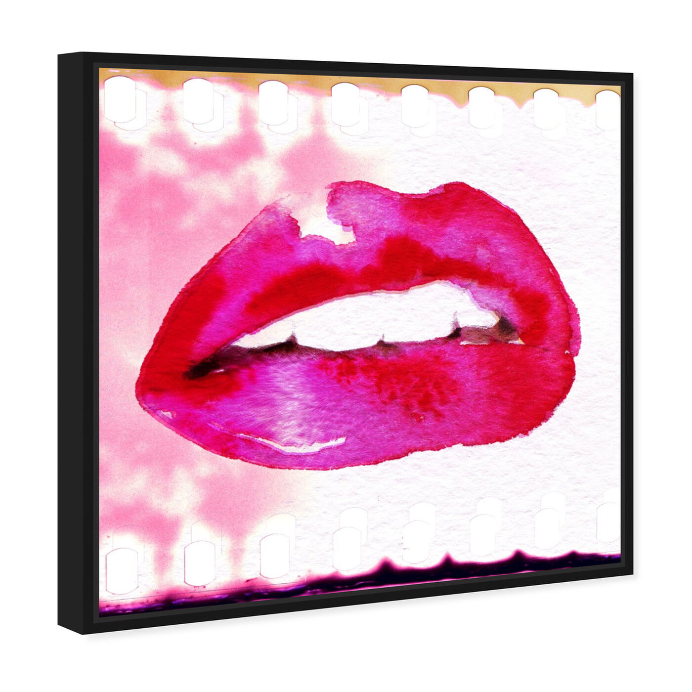 Angled view of So Kiss Me featuring fashion and glam and lips art.