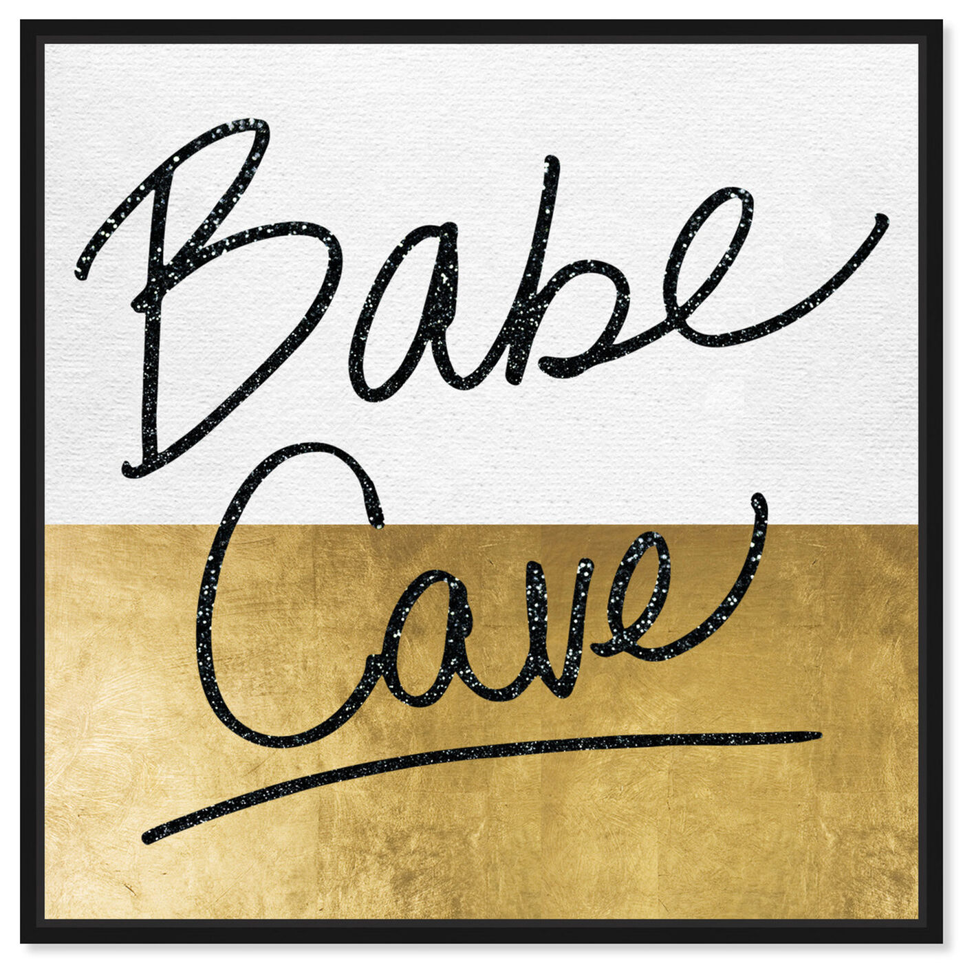 Front view of Babe Cave featuring typography and quotes and empowered women quotes and sayings art.