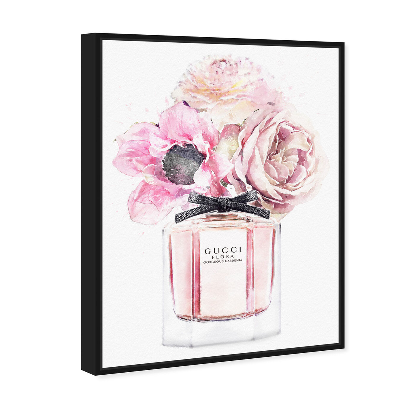 Angled view of Gorgeous Gardenia Perfume featuring fashion and glam and perfumes art.