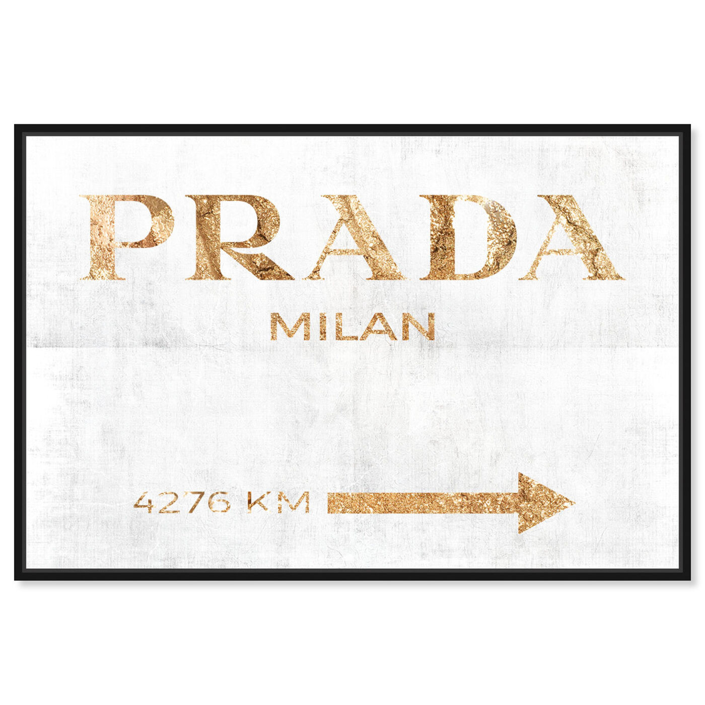 Front view of Milan Pure featuring fashion and glam and road signs art.