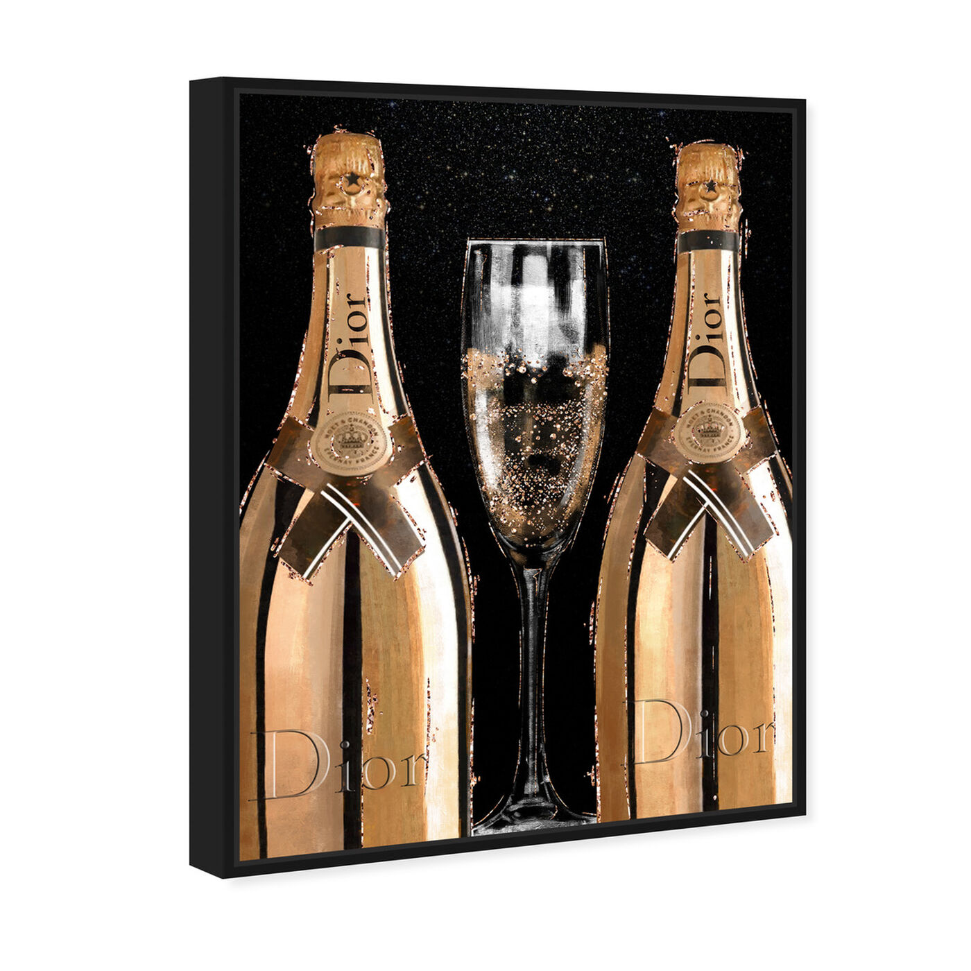 Angled view of Champagne Time featuring fashion and glam and lifestyle art.