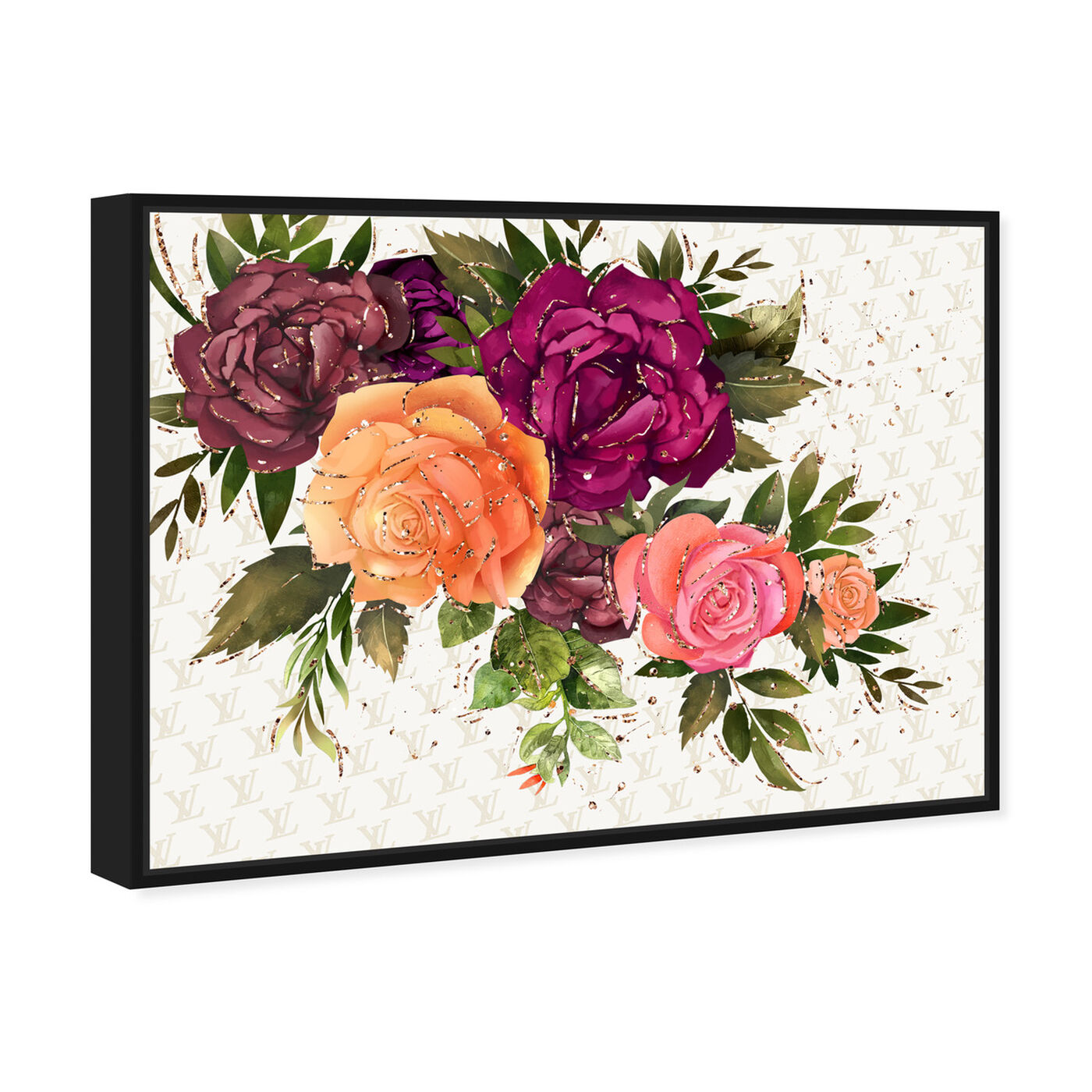 Angled view of Royal Roses featuring fashion and glam and lifestyle art.