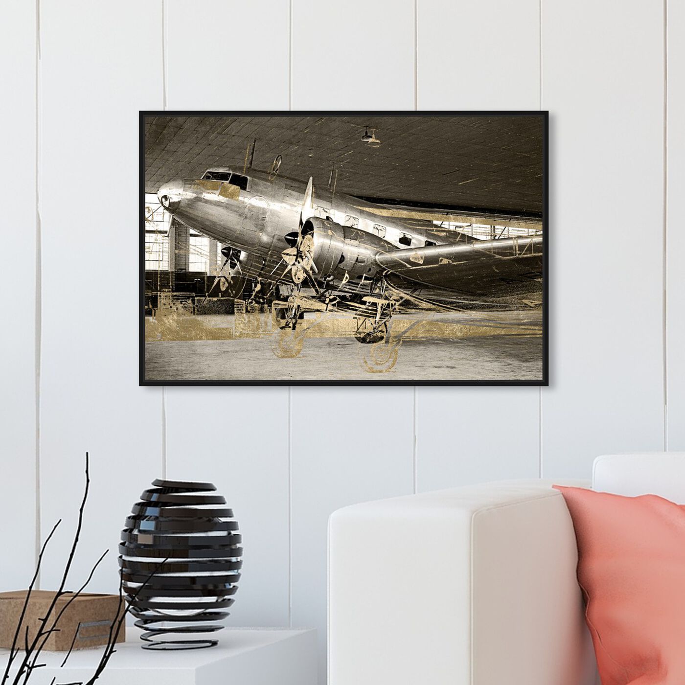 Hanging view of Aviation featuring transportation and airplanes art.