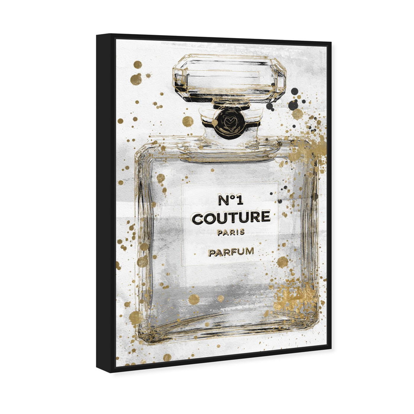 Angled view of Couture Night Parfum Tall featuring fashion and glam and perfumes art.
