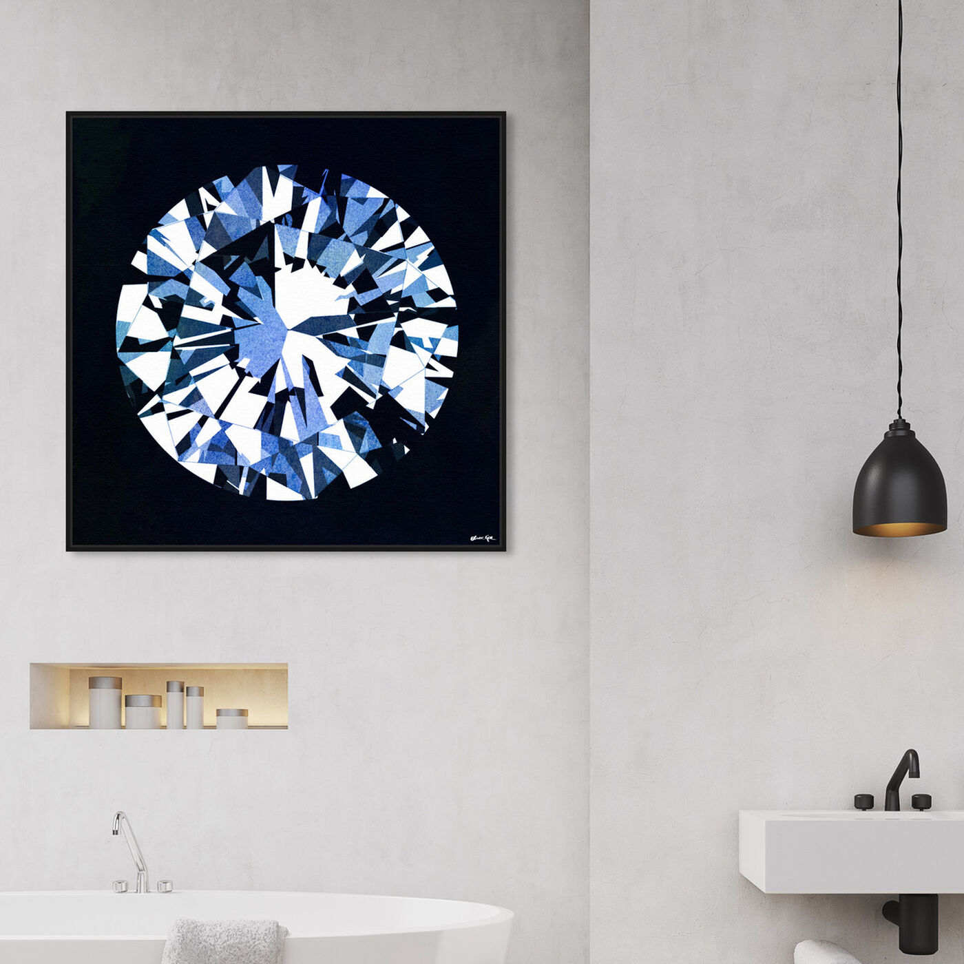 Hanging view of Diamonds Are Forever featuring fashion and glam and jewelry art.