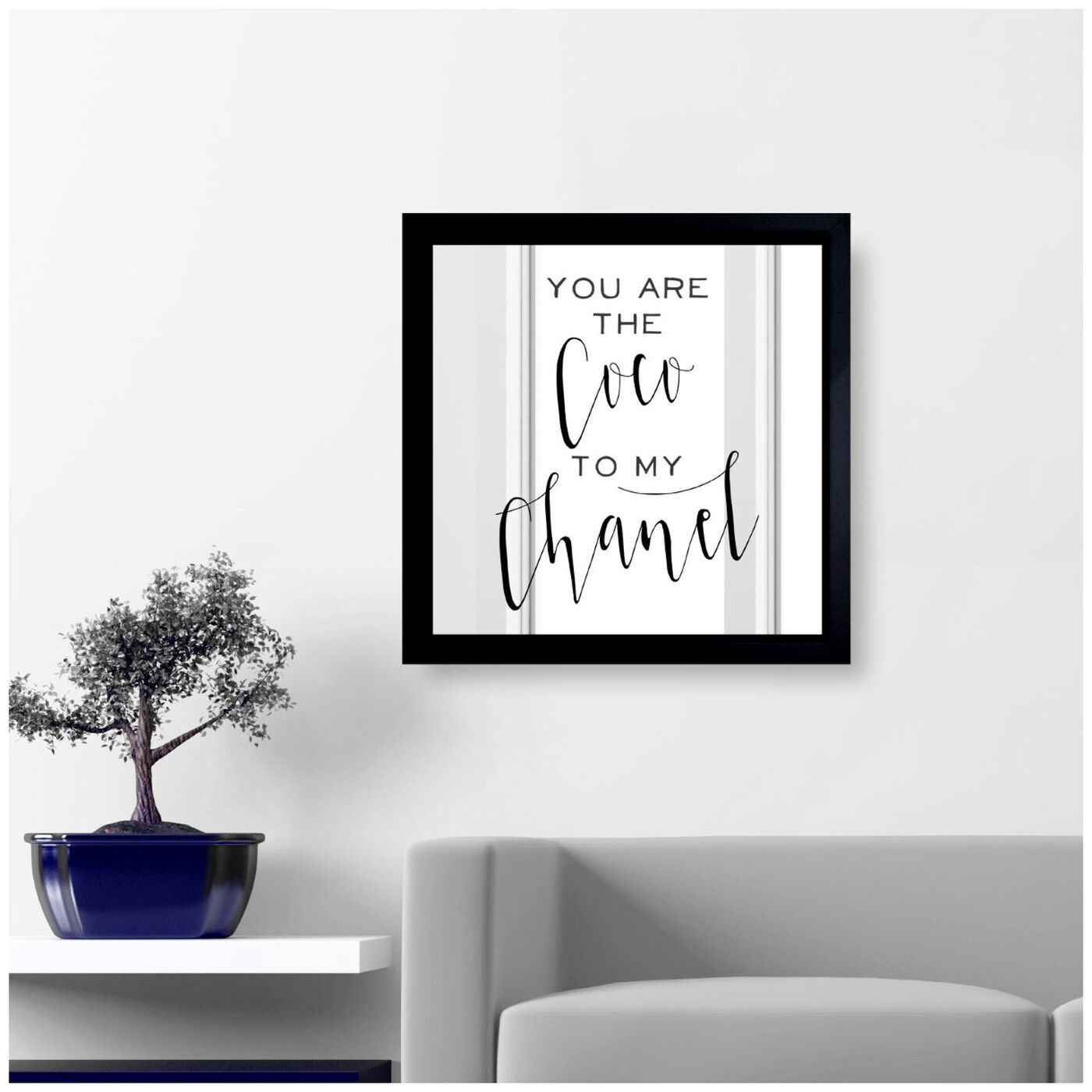 Hanging view of Fashion Best Friends featuring typography and quotes and fashion quotes and sayings art.