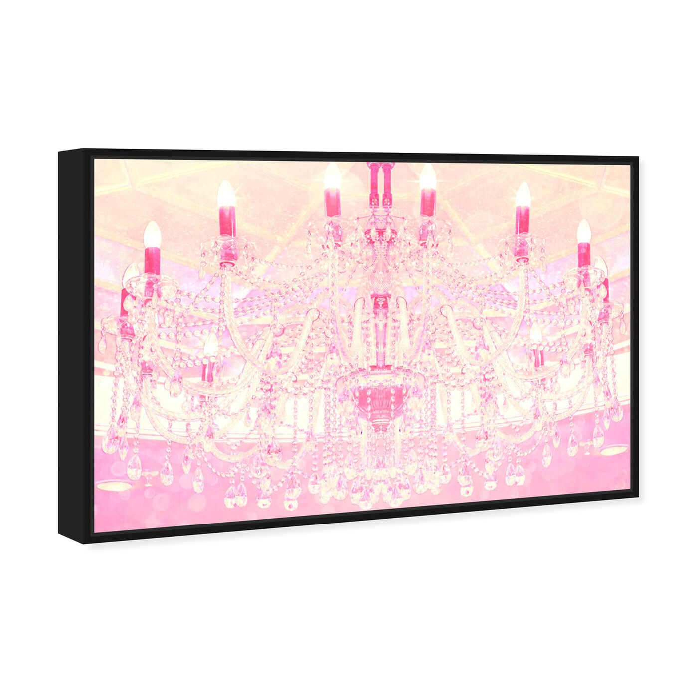 Angled view of Strawberry Vanilla Lights  featuring fashion and glam and chandeliers art.