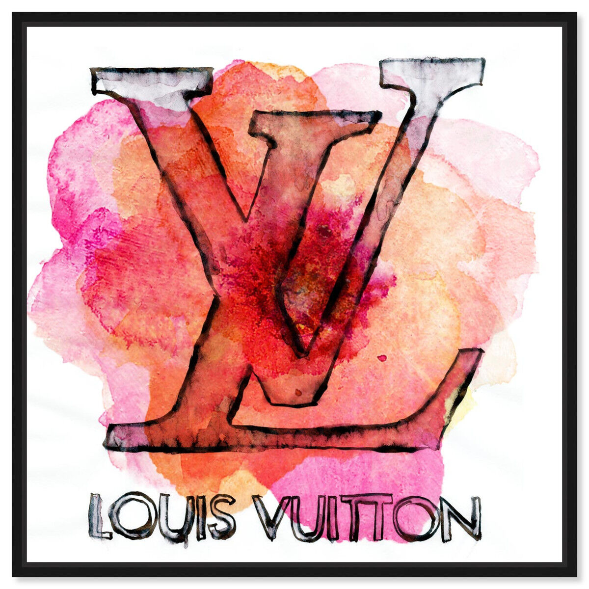  Louis Vuitton marble and gold picture canvas print 160x70cm lv15