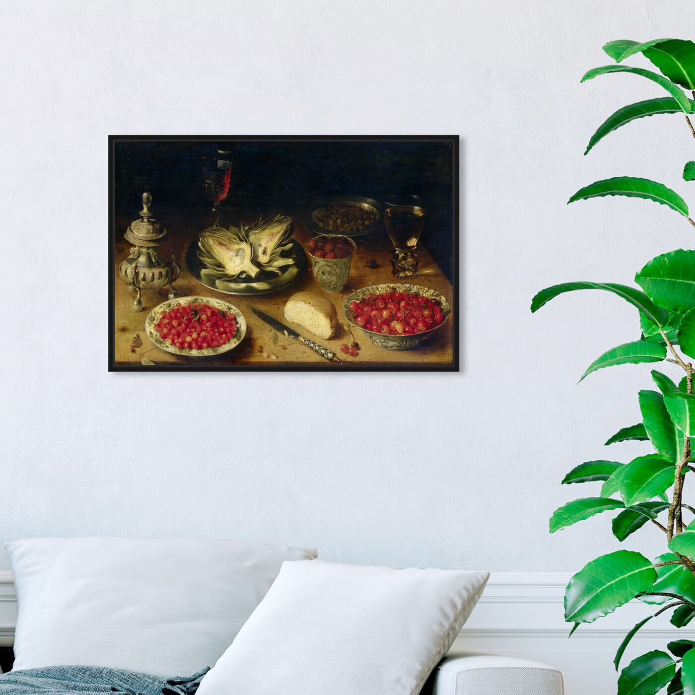 Hanging view of Arranged Dinner Table - The Art Cabinet featuring classic and figurative and classic art.