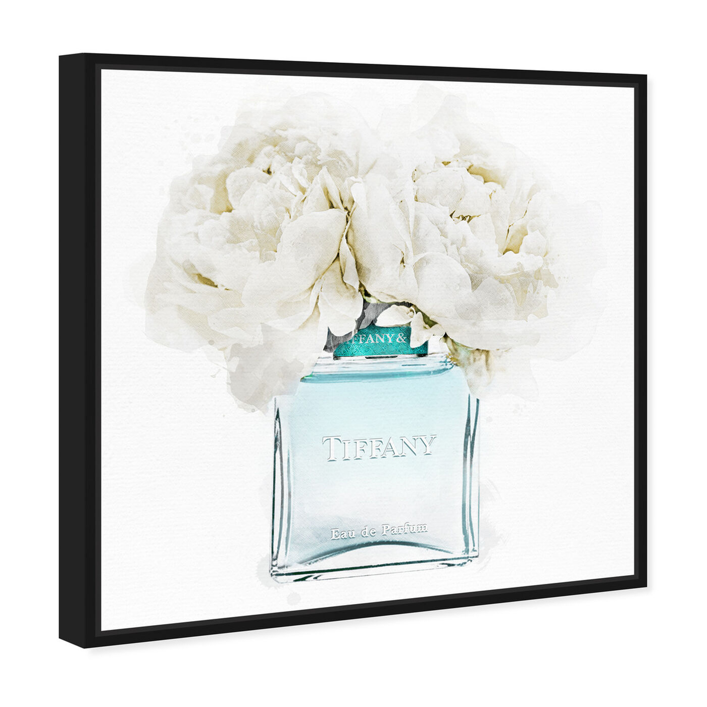 Angled view of Dawn Morning Bouquet Aquamarine featuring fashion and glam and perfumes art.