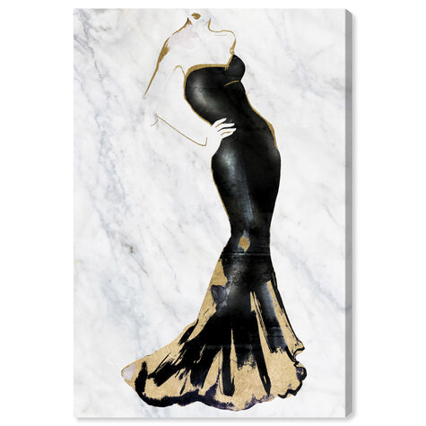Gill Bay - Black Dress Gold and Marble II