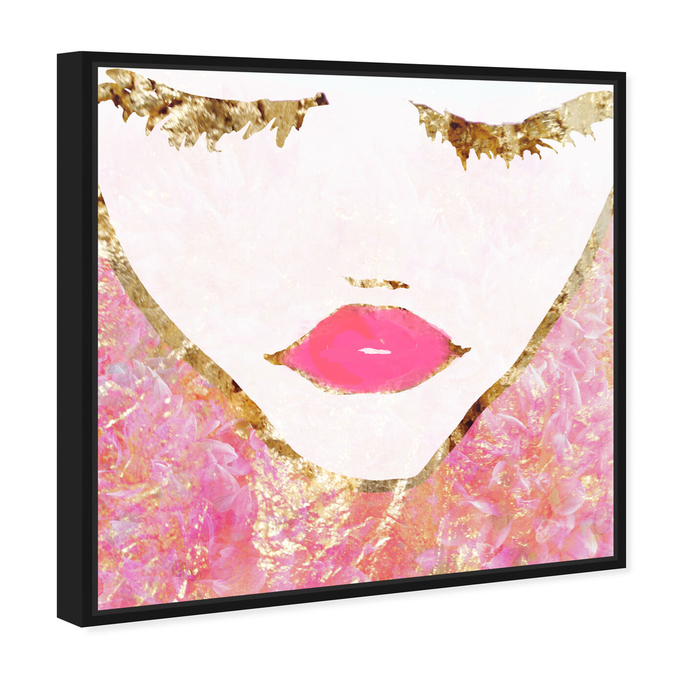 Angled view of Goldbloom Coveted J and M Square featuring fashion and glam and portraits art.