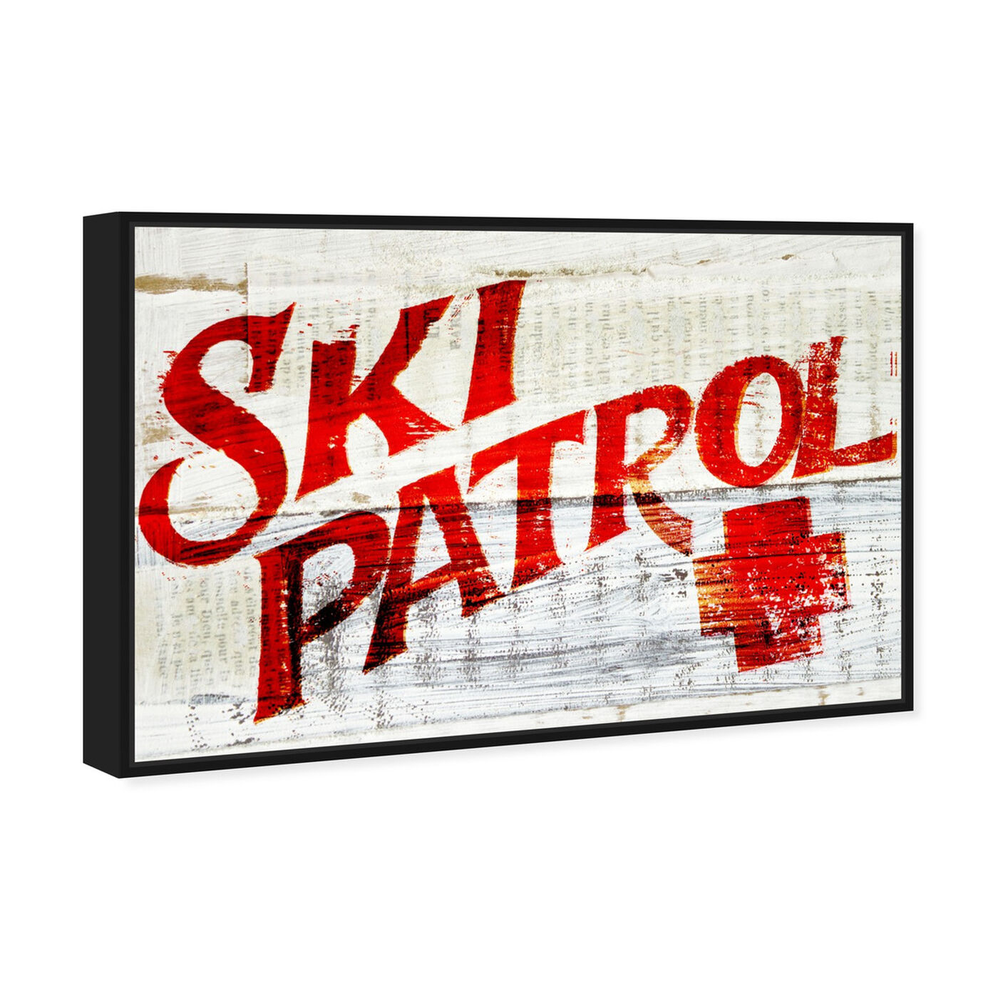 Angled view of Ski Patrol Vintage featuring advertising and posters art.