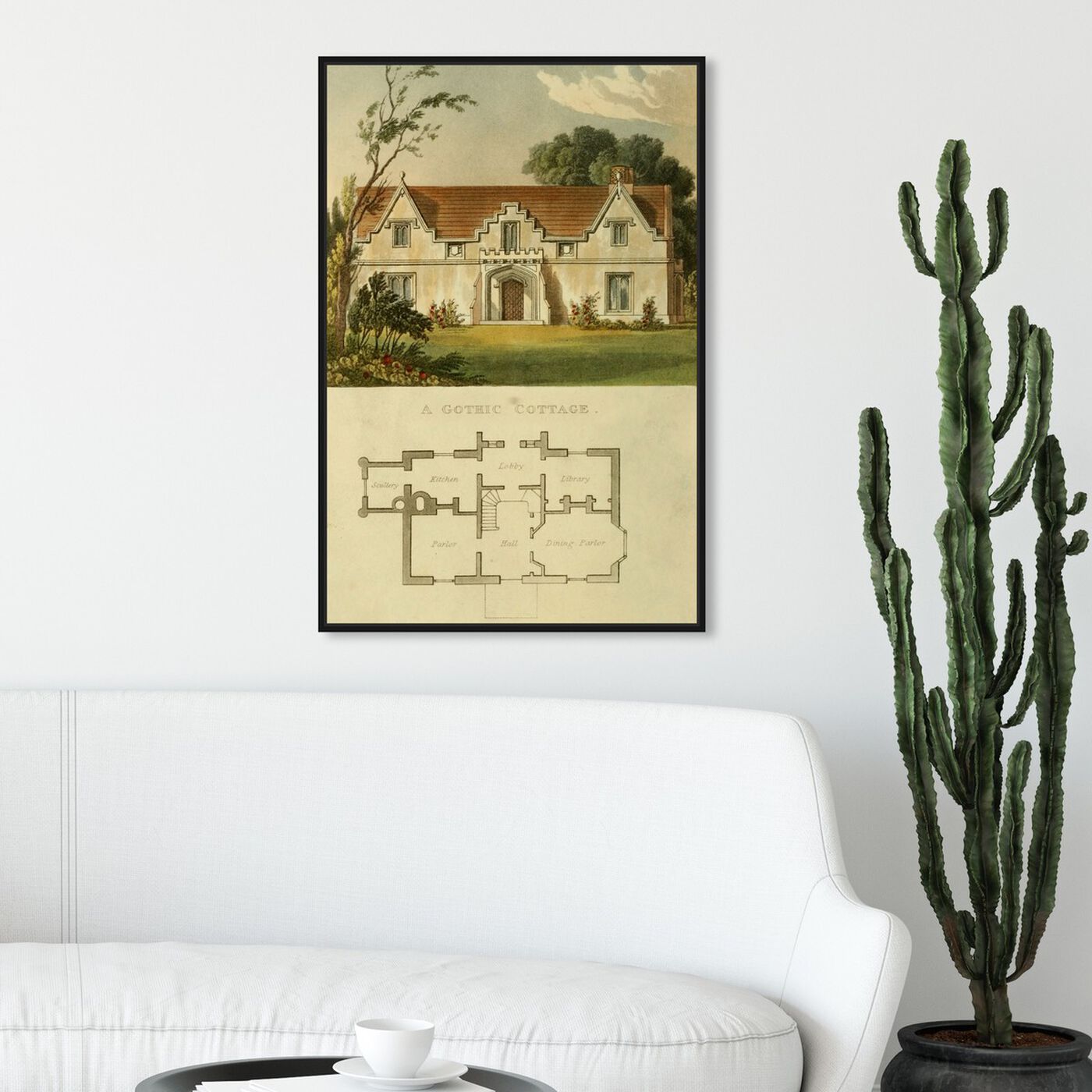 Hanging view of Gothic Cottage - The Art Cabinet featuring classic and figurative and realism art.