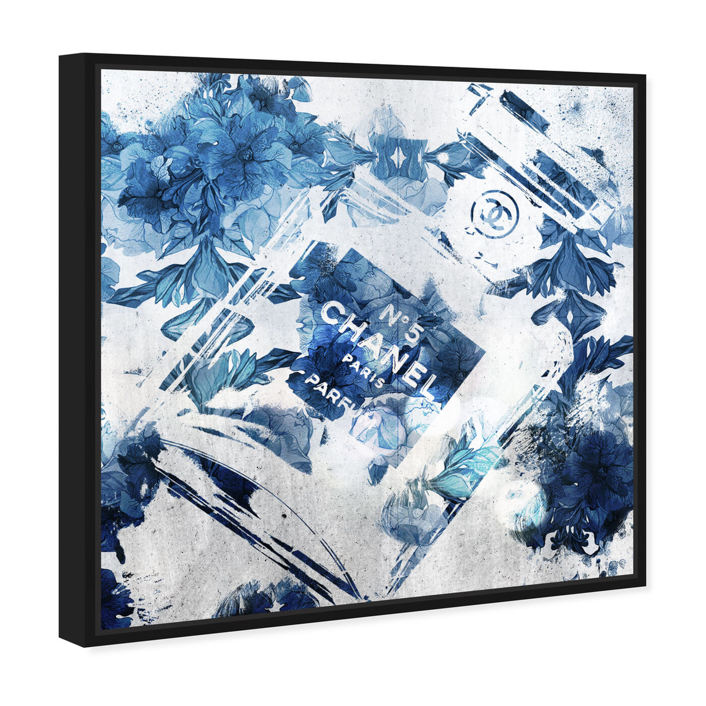 Angled view of Blue Flower Scent featuring fashion and glam and perfumes art.