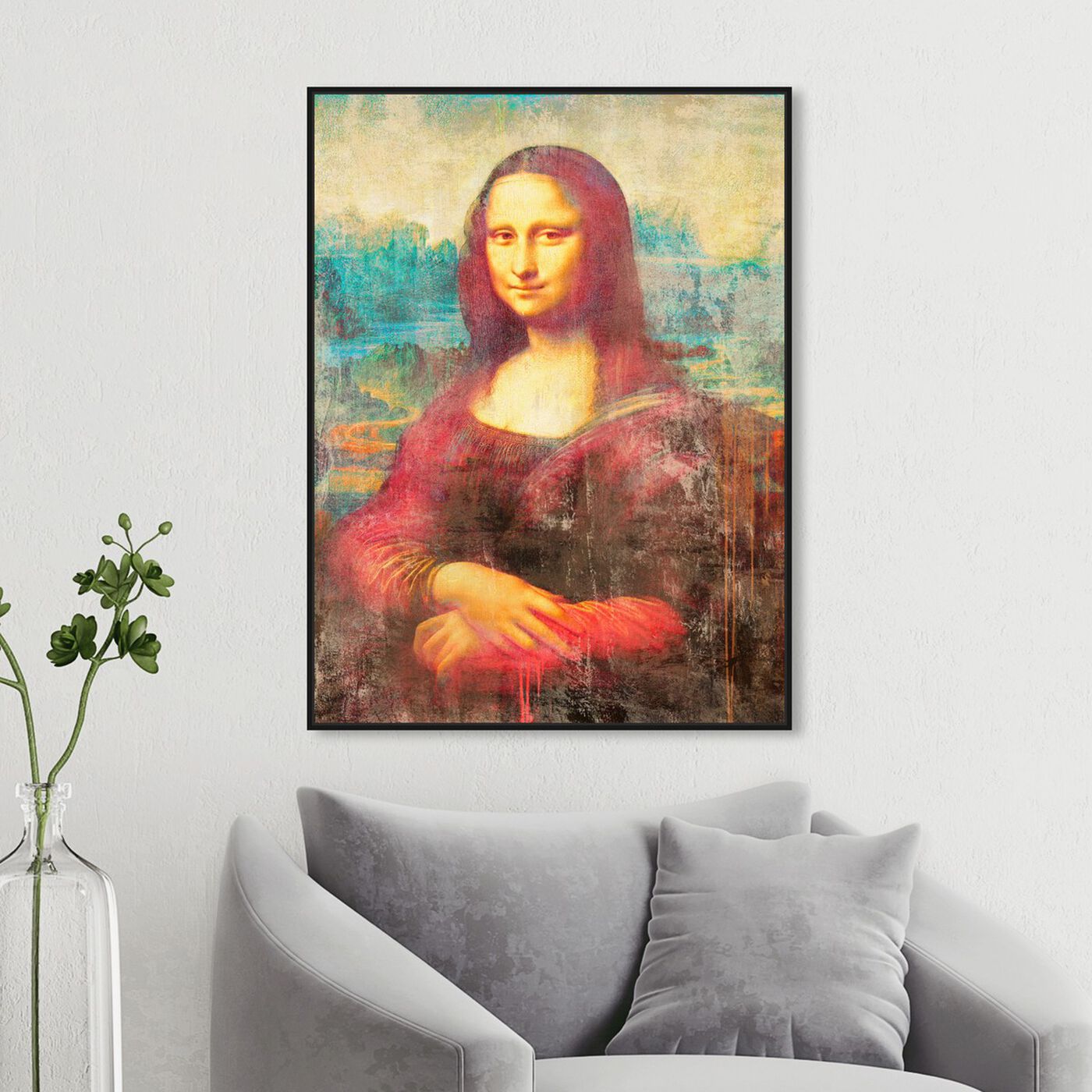 Hanging view of SAI - Mona de Rouge featuring classic and figurative and renaissance art.
