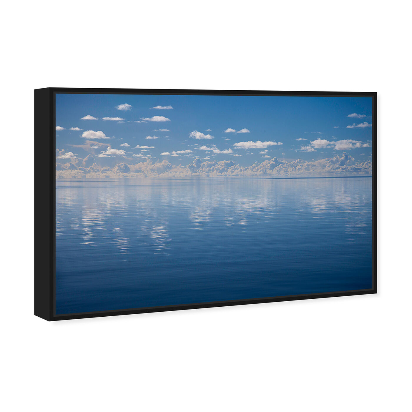 Angled view of A Flat Ocean by David Fleetham featuring nature and landscape and nature art.