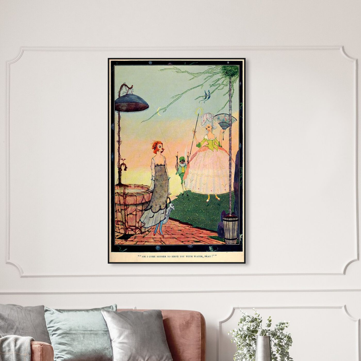 Hanging view of Cinderella Fairy featuring fantasy and sci-fi and fairy tales art.