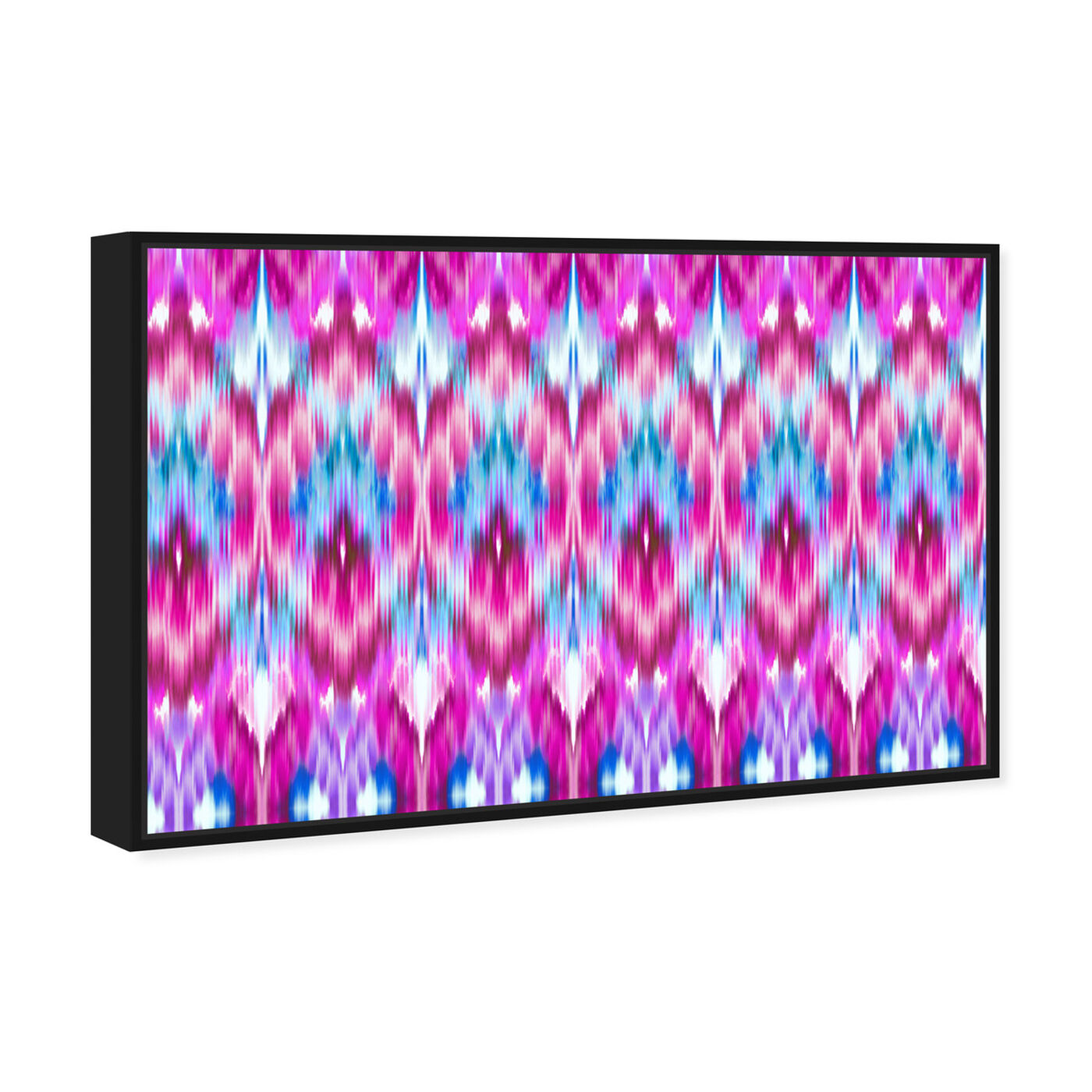 Angled view of Hotter than Hot Pink featuring abstract and patterns art.