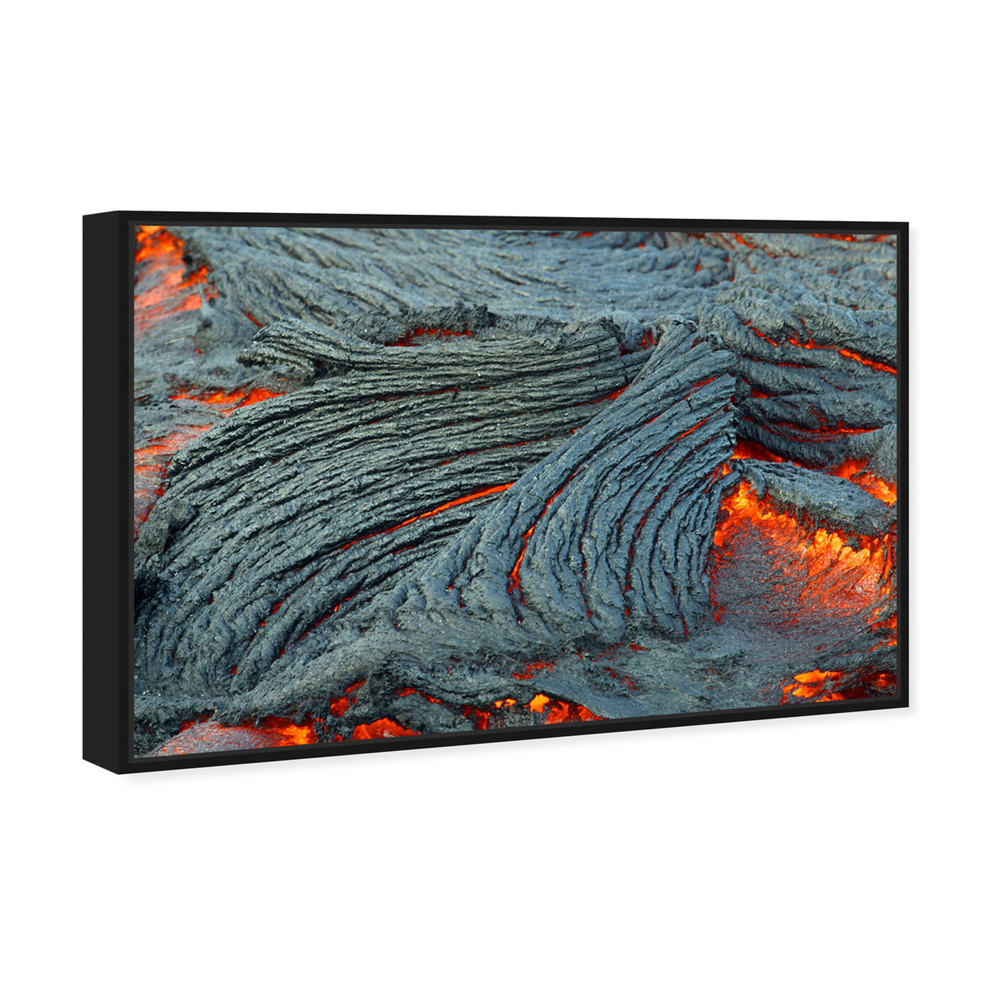 Angled view of Red Hot Lava by David Fleetham featuring nature and landscape and nature art.